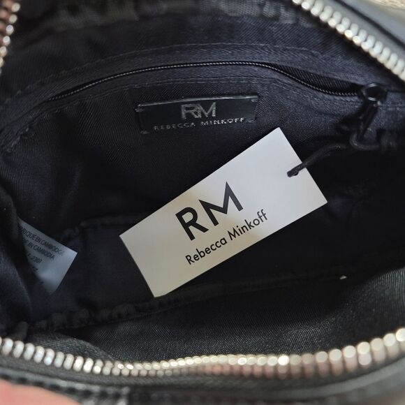 New Rebecca Minkoff Diamond Quilt Studded Crossbody - Picture 3 of 6